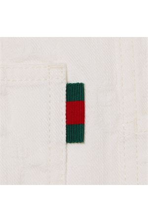 white cotton dress GUCCI KIDS | 810458XDC569692